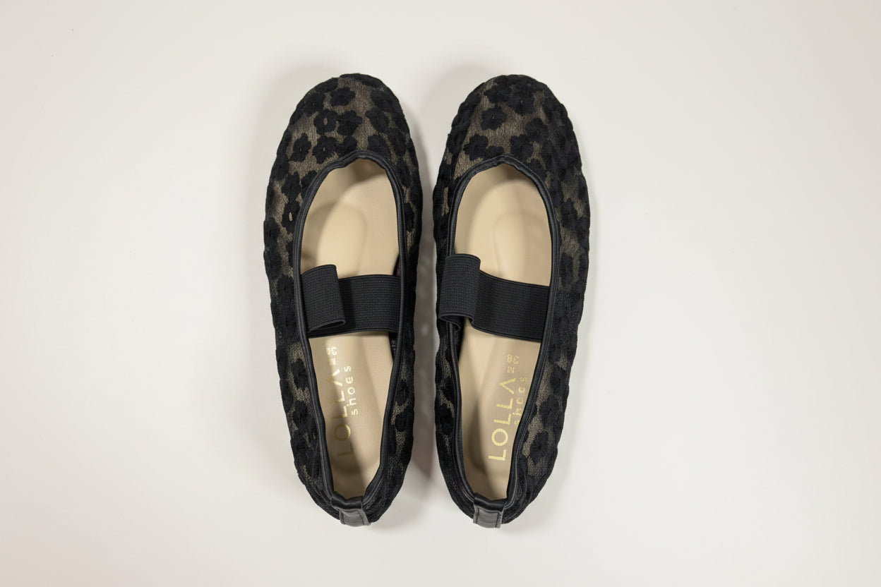 Mesh Ballet Flats - size US7/Euro 38