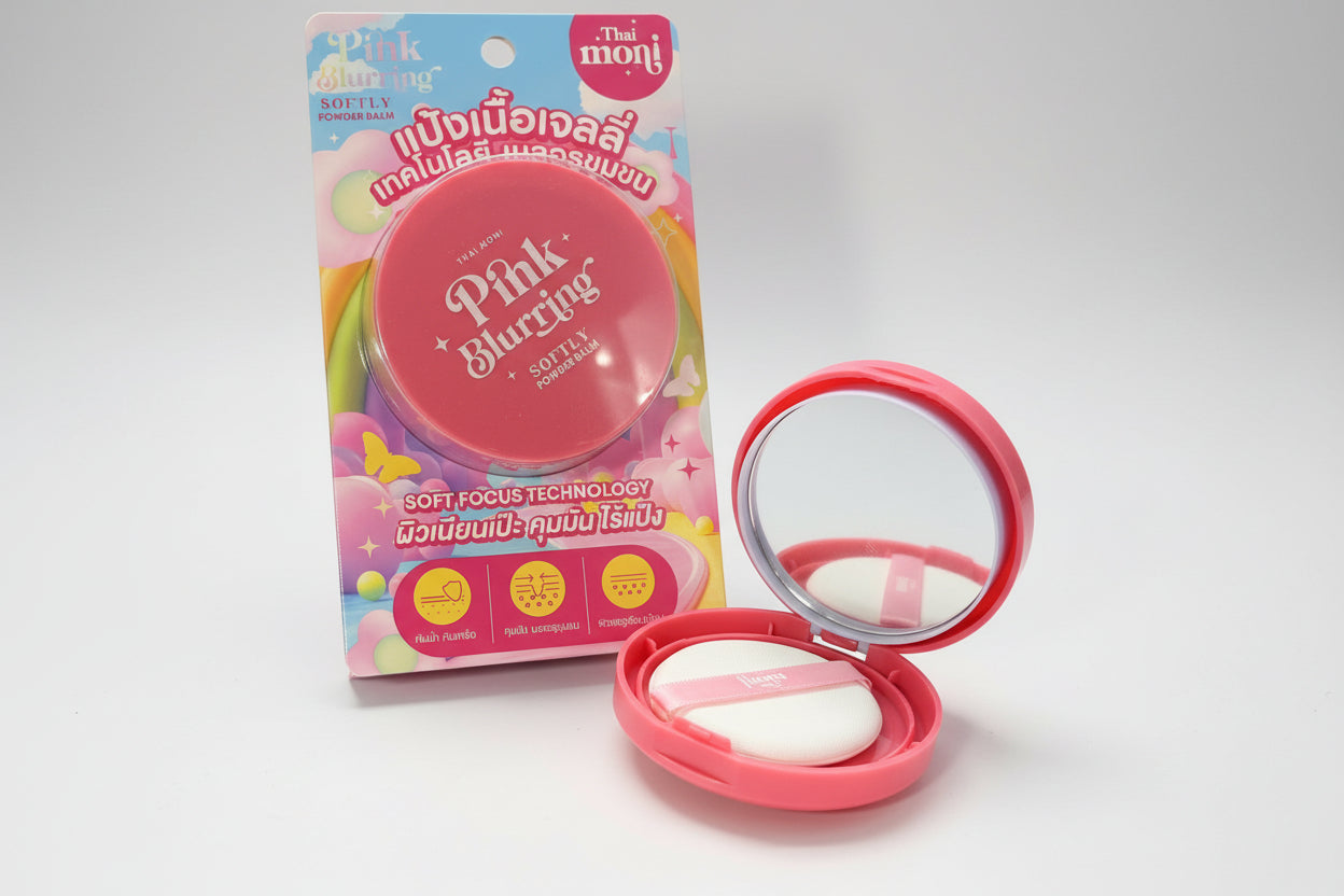 Thai Moni Pink Blurring Softly Powder Balm 8g