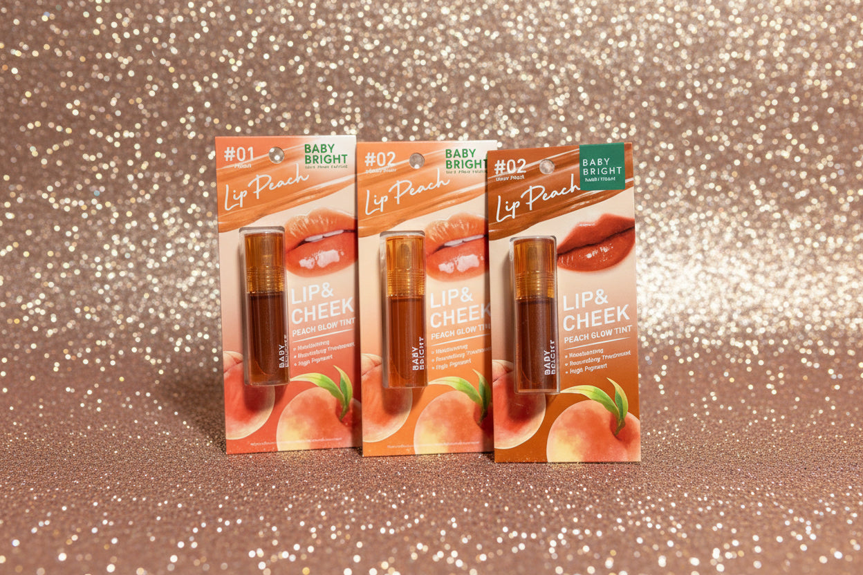 Baby Bright Lip & Cheek Peach Glow Tint 2.4g