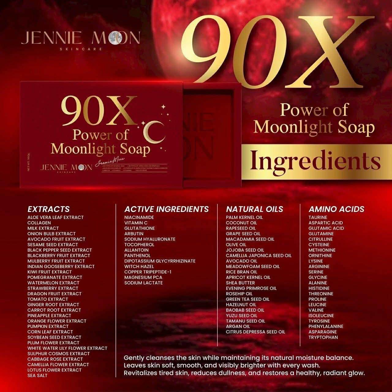 Jennie Moon 90x Power of Moonlight Soap 160g