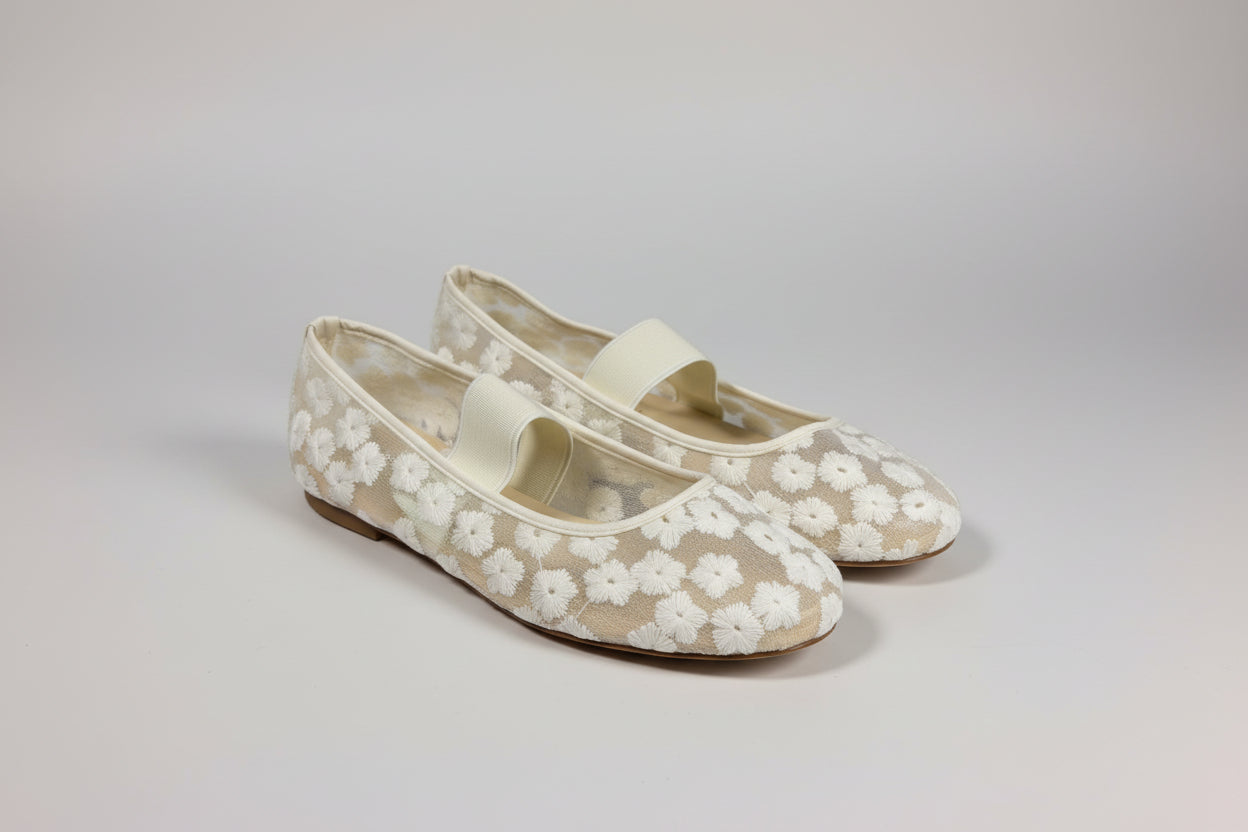 Mesh Ballet Flats - size US7/Euro 38