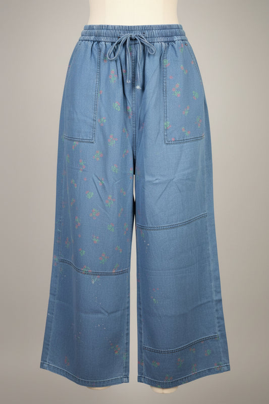 Soft Jeans Wide Leg Pants