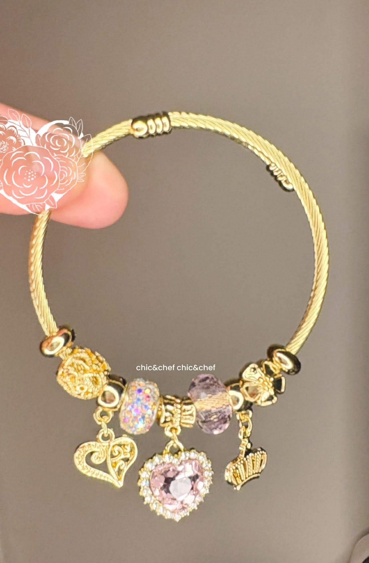Women's Accessories - Bangle with Charms