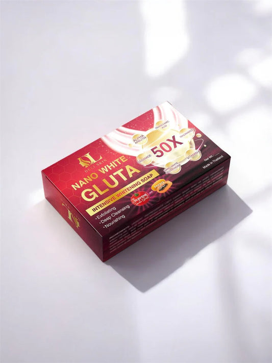 Deli Skin Nano Gluta Soap – Intensive Whitening & Deep Cleansing (50x) - 90g