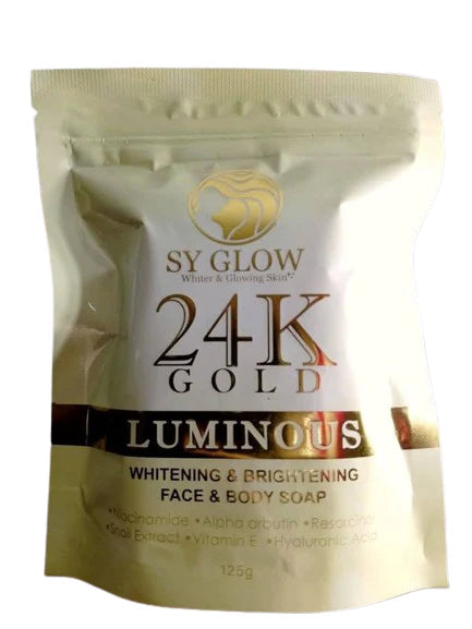 SY GLOW 24K Gold Luminous Whitening & Brightening Face and