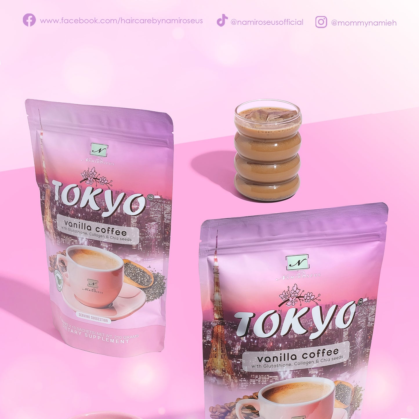NAMIROSEUS TOKYO Vanilla Coffee - 10 sachets