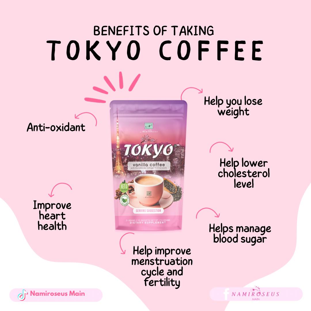 NAMIROSEUS TOKYO Vanilla Coffee - 10 sachets