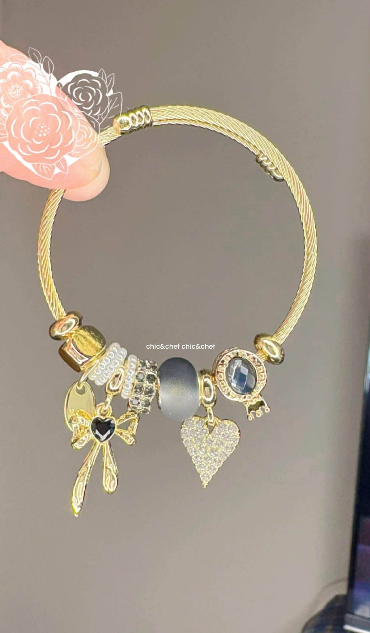 Women's Accessories - Bangle with Charms